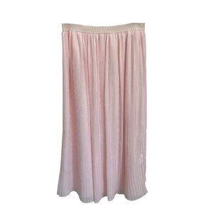 Lauren Conrad Blush Pleated Skirt, Size XL
